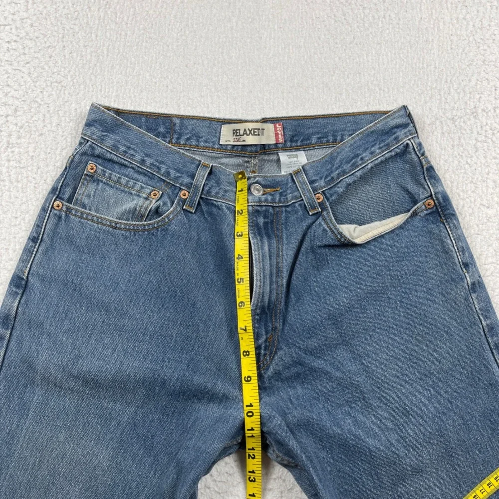 Levis 550 Relaxed‎ Fit Jeans Mens 34x32 (Fit 32x31) Blue Medium Denim Straight